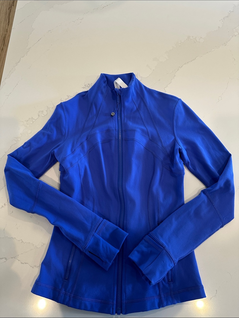 Lululemon Define Jacket Long Sleeve Full Zip Blue Size 6